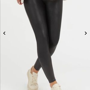 Spanx faux leather leggings